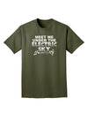 Electric Sky BnW Adult Dark T-Shirt-Mens T-Shirt-TooLoud-Military-Green-Small-Davson Sales