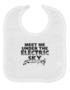 Electric Sky BnW Baby Bib