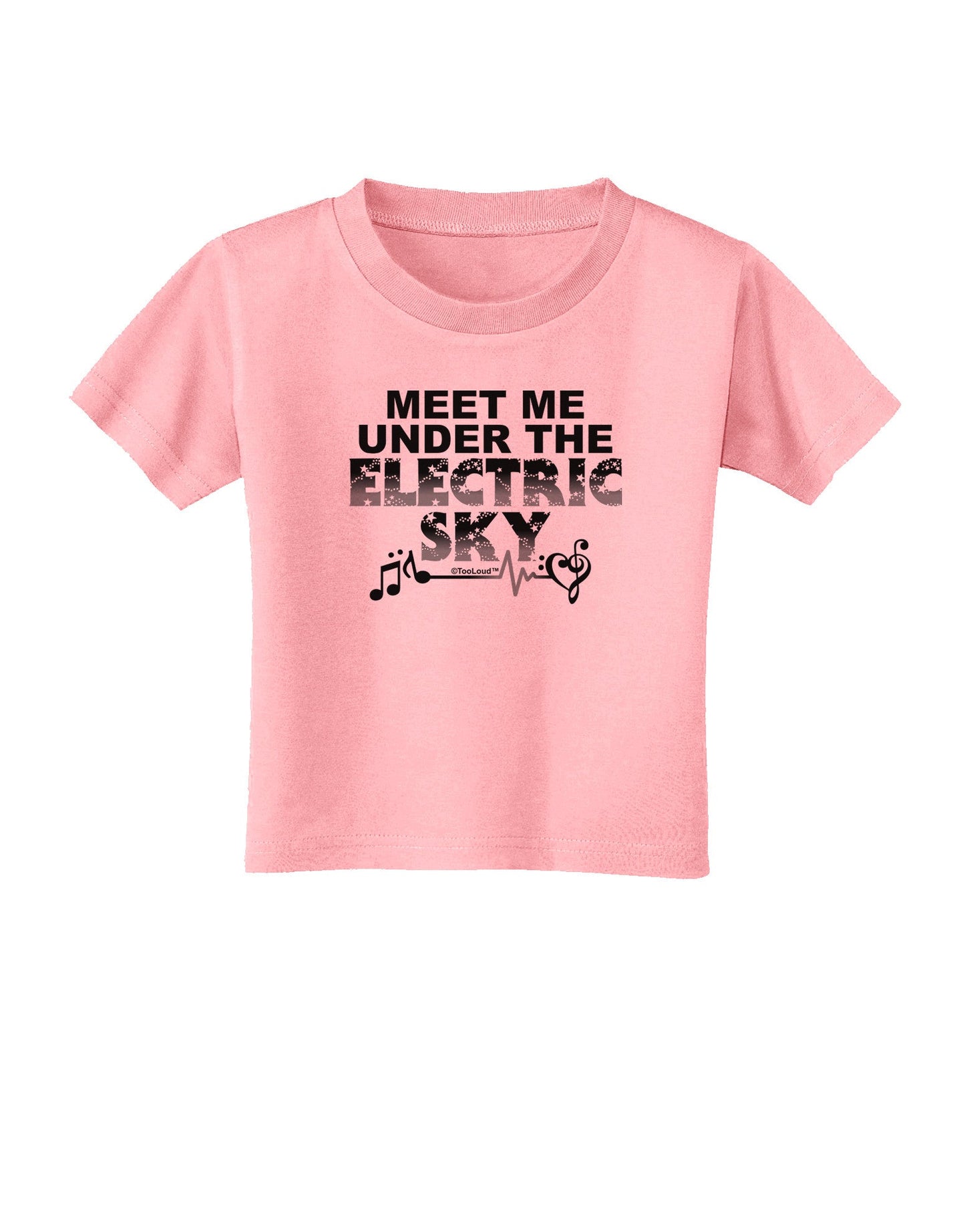 Electric Sky BnW Toddler T-Shirt-Toddler T-Shirt-TooLoud-Candy-Pink-2T-Davson Sales