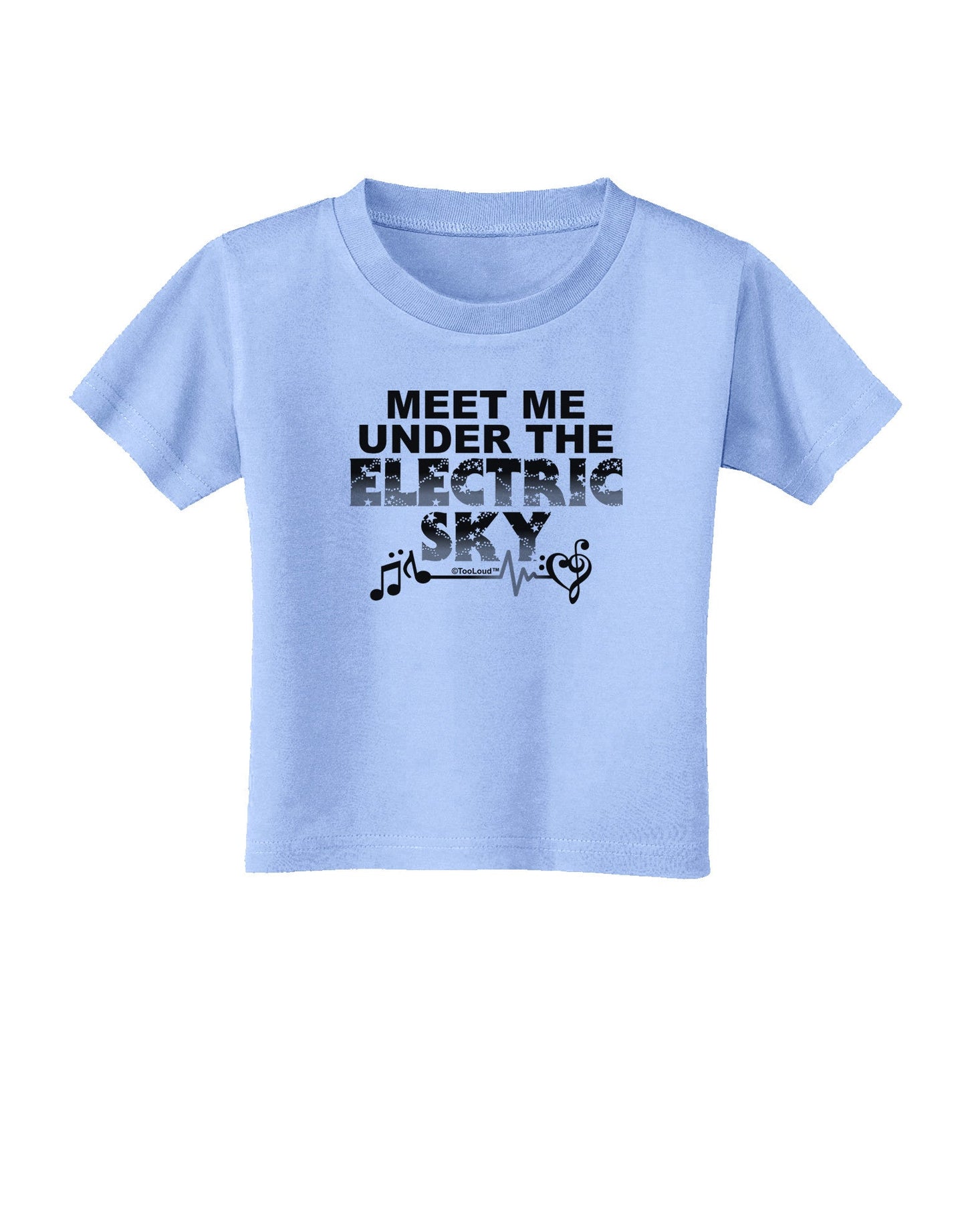 Electric Sky BnW Toddler T-Shirt-Toddler T-Shirt-TooLoud-Aquatic-Blue-2T-Davson Sales