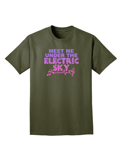 Electric Sky Color Adult Dark T-Shirt-Mens T-Shirt-TooLoud-Military-Green-Small-Davson Sales