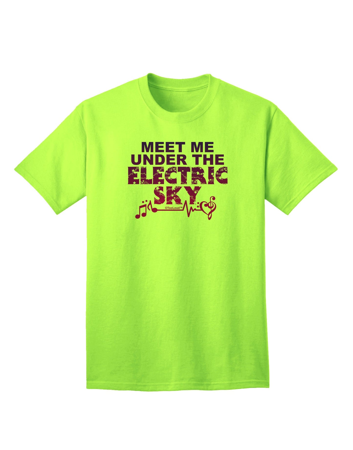 Electric Sky Color Adult T-Shirt-Mens T-Shirt-TooLoud-Neon-Green-Small-Davson Sales