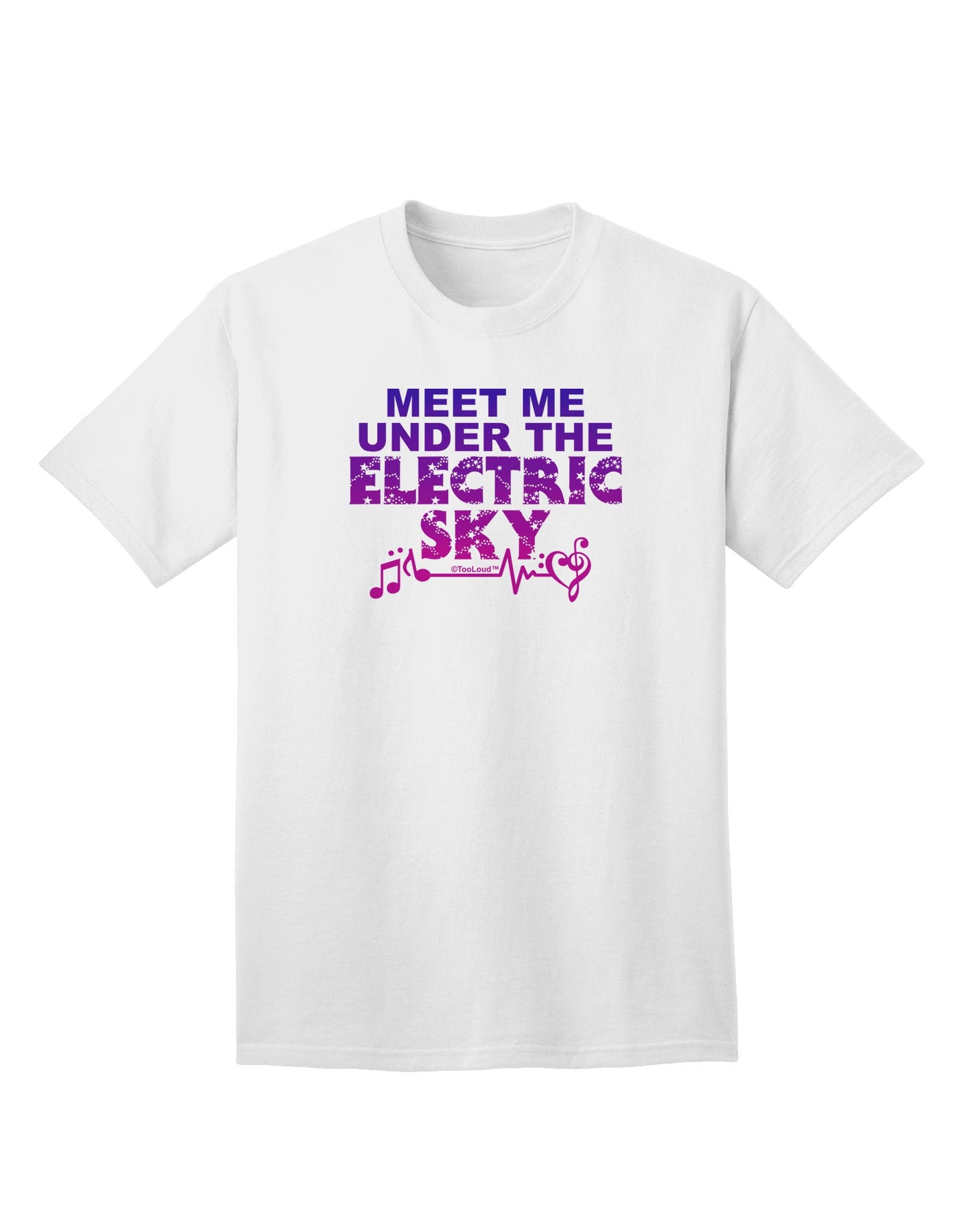 Electric Sky Color Adult T-Shirt-Mens T-Shirt-TooLoud-White-Small-Davson Sales