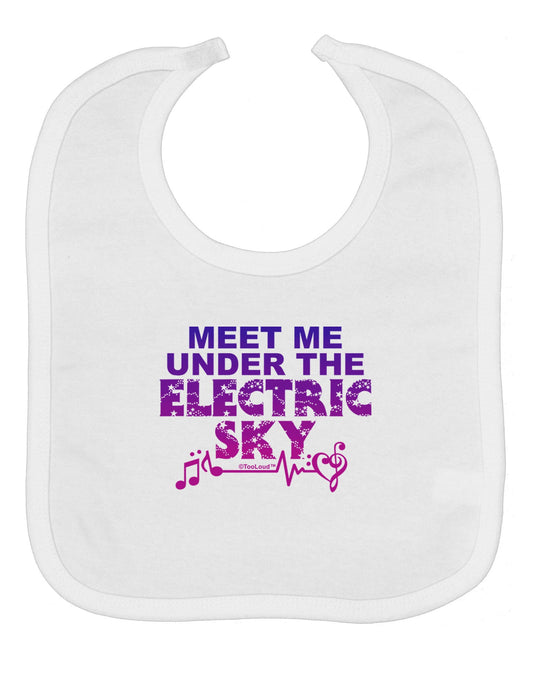 Electric Sky Color Baby Bib