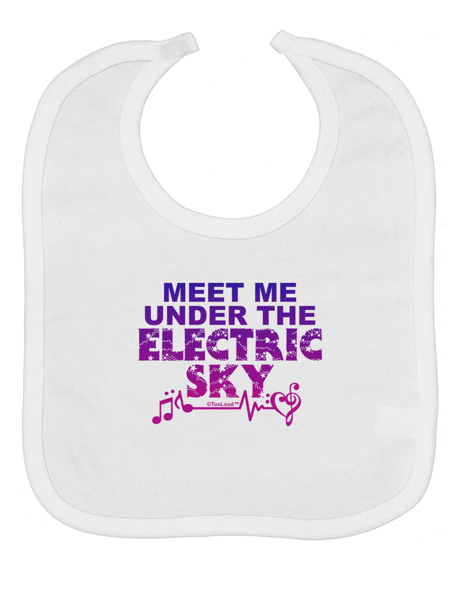 Electric Sky Color Baby Bib