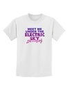 Electric Sky Color Childrens T-Shirt-Childrens T-Shirt-TooLoud-White-X-Small-Davson Sales