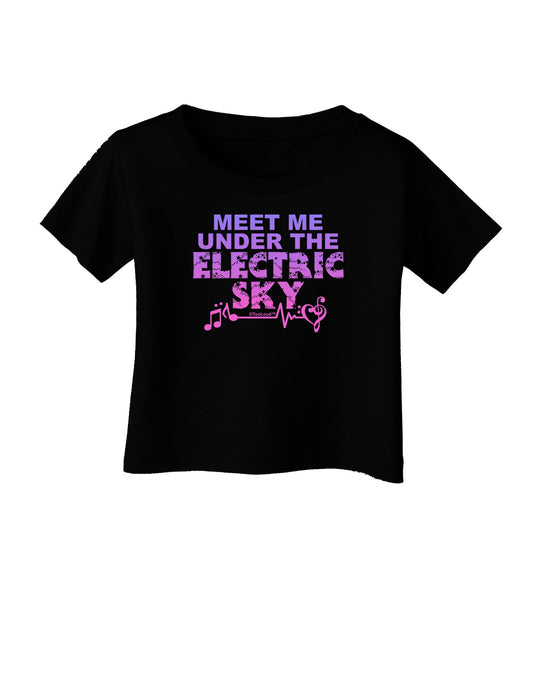 Electric Sky Color Infant T-Shirt Dark-Infant T-Shirt-TooLoud-Black-06-Months-Davson Sales