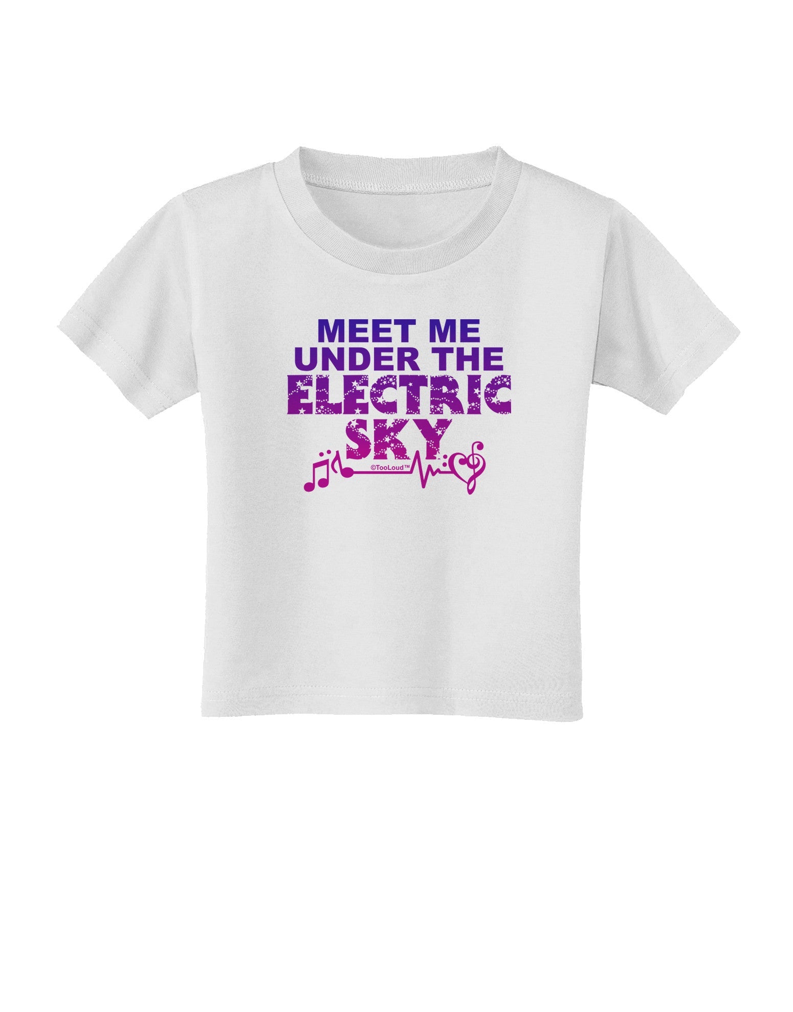 Electric Sky Color Toddler T-Shirt-Toddler T-Shirt-TooLoud-White-2T-Davson Sales