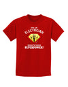 Electrician - Superpower Childrens Dark T-Shirt-Childrens T-Shirt-TooLoud-Red-X-Small-Davson Sales