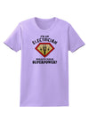 Electrician - Superpower Womens T-Shirt-Womens T-Shirt-TooLoud-Lavender-X-Small-Davson Sales