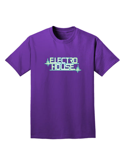 Electro House Bolt Adult Dark T-Shirt-Mens T-Shirt-TooLoud-Purple-Small-Davson Sales