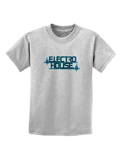 Electro House Bolt Childrens T-Shirt-Childrens T-Shirt-TooLoud-AshGray-X-Small-Davson Sales