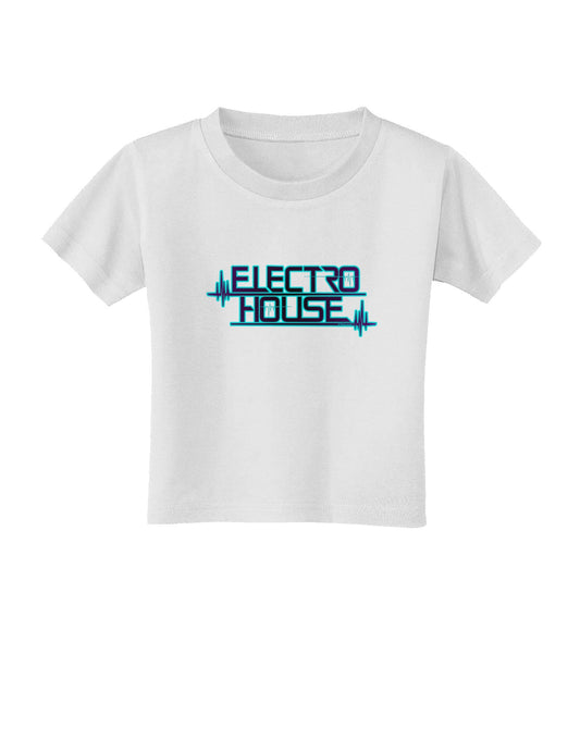 Electro House Bolt Toddler T-Shirt-Toddler T-Shirt-TooLoud-White-2T-Davson Sales