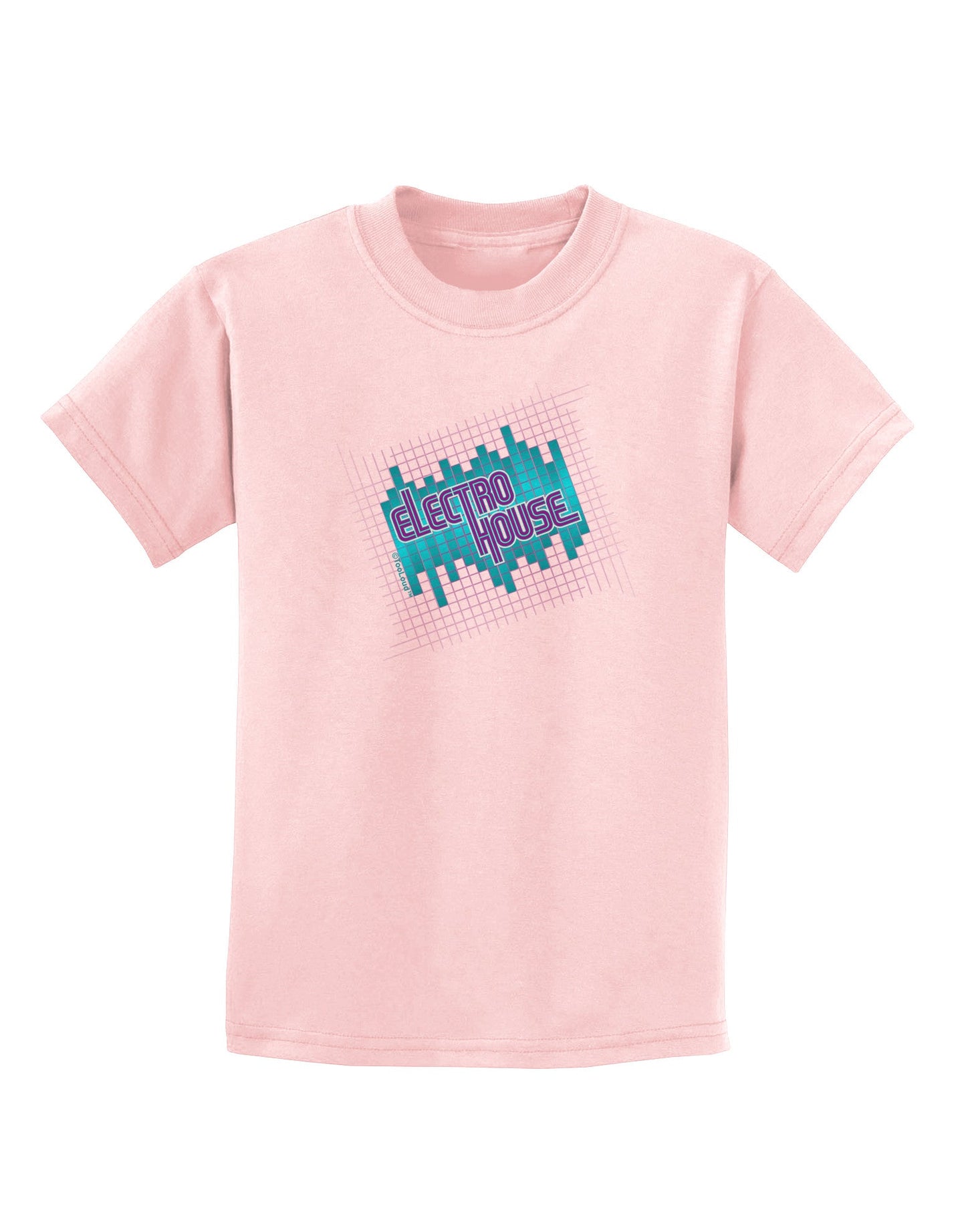 Electro House Equalizer Childrens T-Shirt-Childrens T-Shirt-TooLoud-PalePink-X-Small-Davson Sales