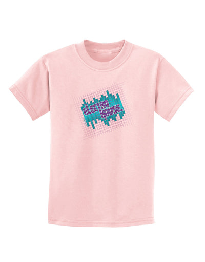 Electro House Equalizer Childrens T-Shirt-Childrens T-Shirt-TooLoud-PalePink-X-Small-Davson Sales