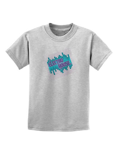 Electro House Equalizer Childrens T-Shirt-Childrens T-Shirt-TooLoud-AshGray-X-Small-Davson Sales