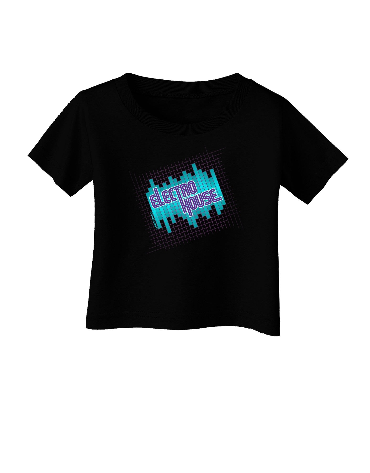 Electro House Equalizer Infant T-Shirt Dark-Infant T-Shirt-TooLoud-Black-06-Months-Davson Sales
