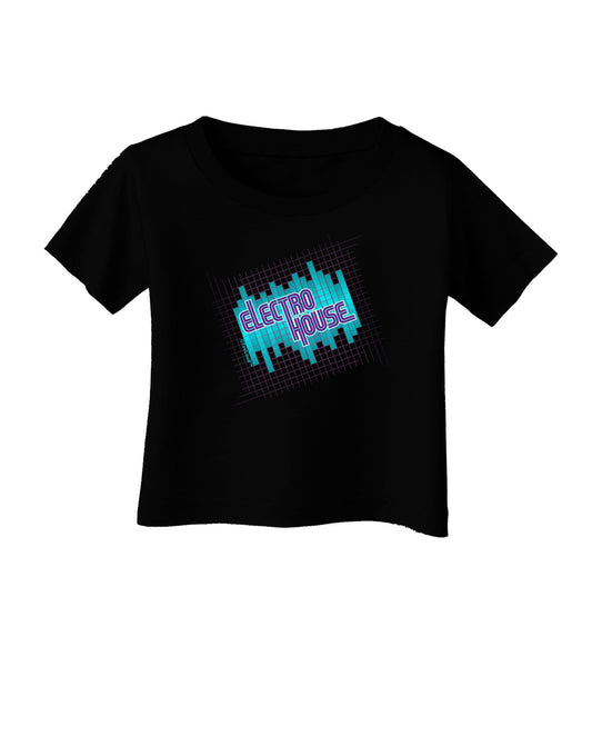 Electro House Equalizer Infant T-Shirt Dark-Infant T-Shirt-TooLoud-Black-06-Months-Davson Sales