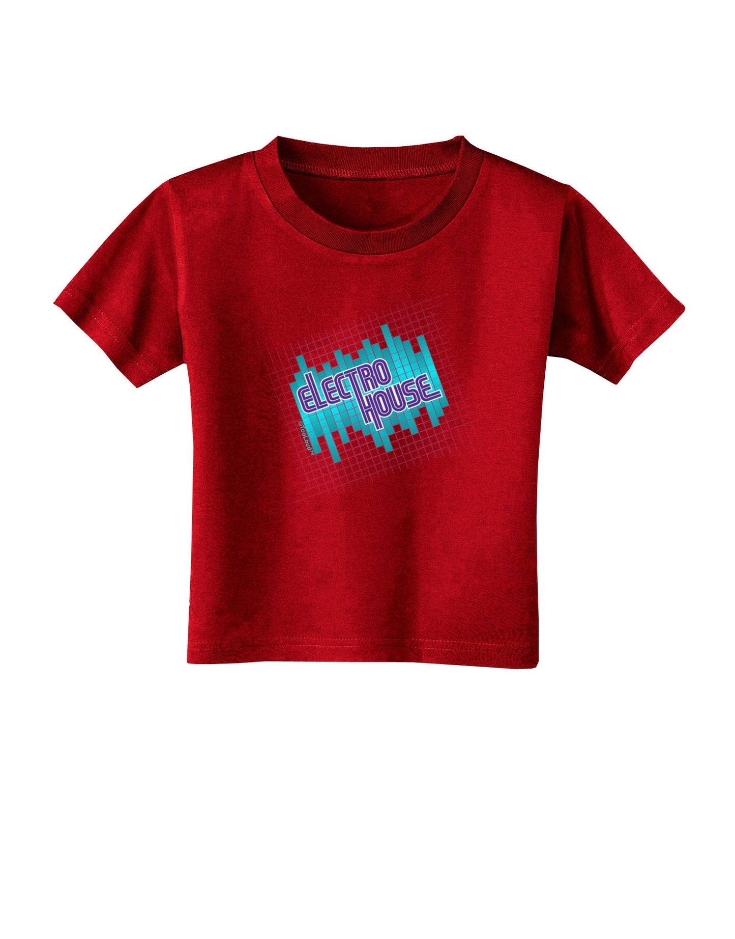 Electro House Equalizer Toddler T-Shirt Dark-Toddler T-Shirt-TooLoud-Red-2T-Davson Sales