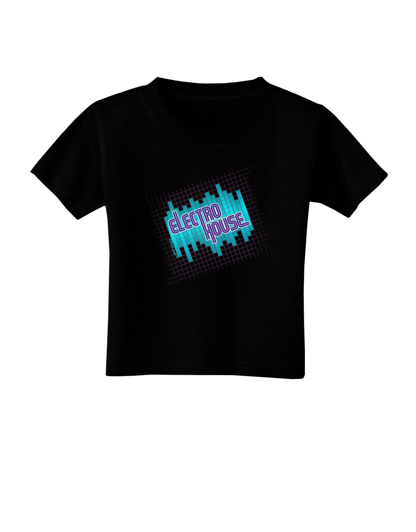 Electro House Equalizer Toddler T-Shirt Dark-Toddler T-Shirt-TooLoud-Black-2T-Davson Sales