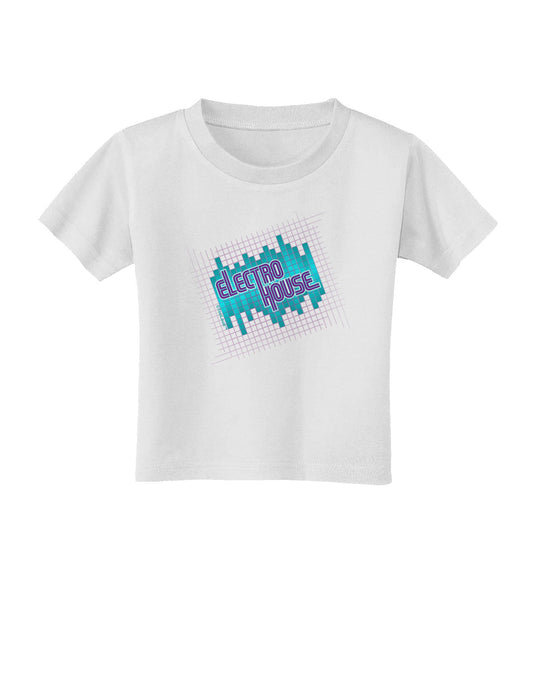 Electro House Equalizer Toddler T-Shirt-Toddler T-Shirt-TooLoud-White-2T-Davson Sales