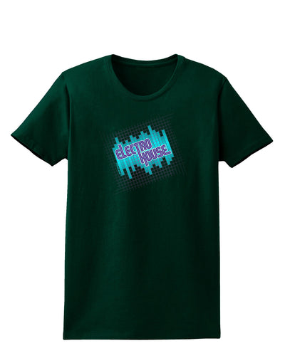 Electro House Equalizer Womens Dark T-Shirt-Womens T-Shirt-TooLoud-Forest-Green-Small-Davson Sales