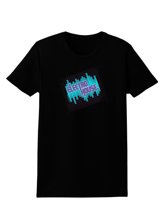 Electro House Equalizer Womens Dark T-Shirt-Womens T-Shirt-TooLoud-Black-X-Small-Davson Sales