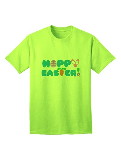 Elegant Easter-themed Adult T-Shirt with Charming Decorative Design by TooLoud-Mens T-shirts-TooLoud-Neon-Green-Small-Davson Sales