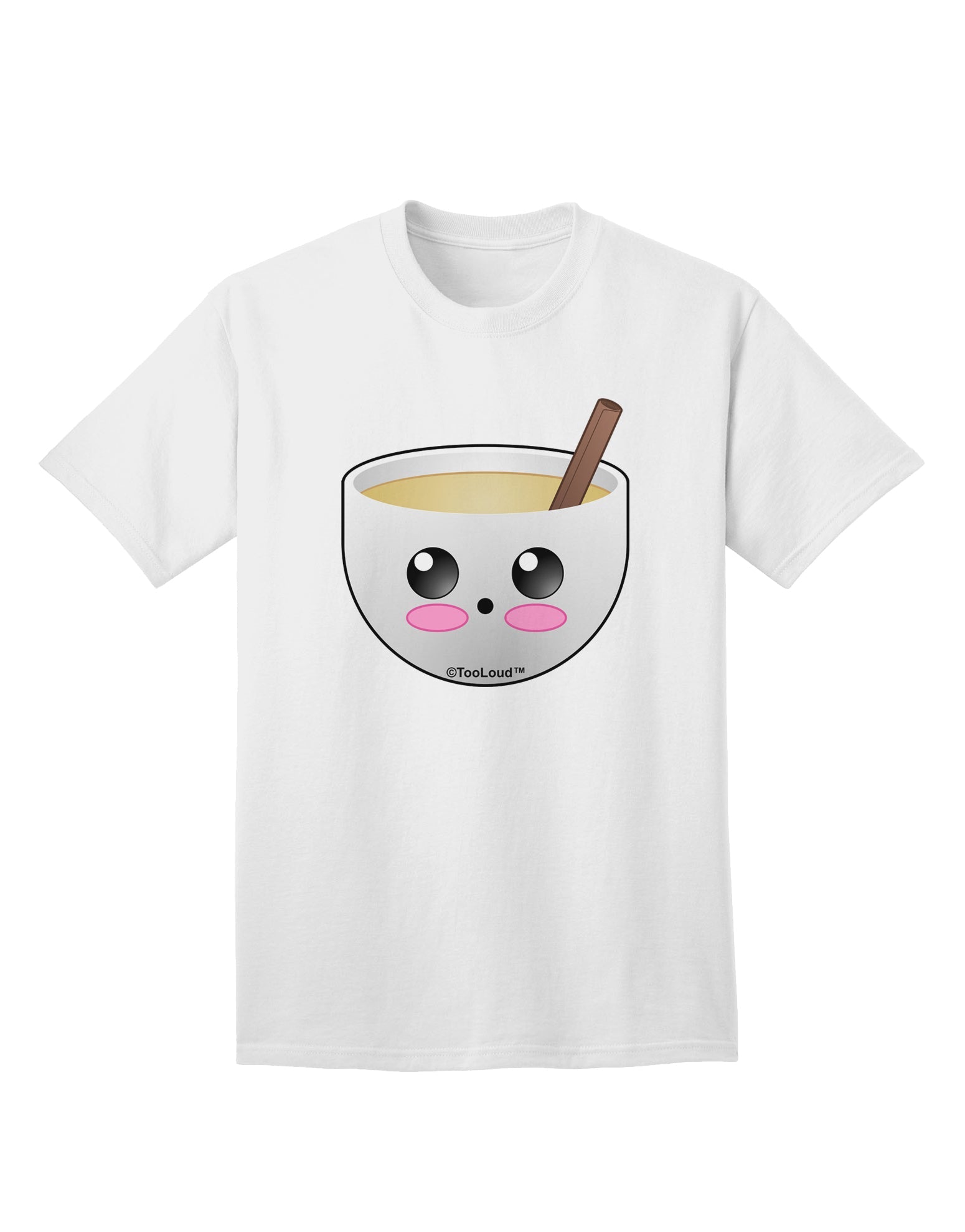 Elegant Egg Nog Inspired Adult T-Shirt Collection by TooLoud-Mens T-shirts-TooLoud-White-Small-Davson Sales