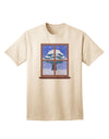 Elegant Frosty Window Design Adult T-Shirt-Mens T-shirts-TooLoud-Natural-Small-Davson Sales