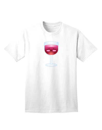 Elegant Merlot-themed Adult T-Shirt-Mens T-shirts-TooLoud-White-Small-Davson Sales