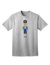 Elegant Nutcracker Inspired Adult T-Shirt in Blue, Gold, and Black-Mens T-shirts-TooLoud-AshGray-Small-Davson Sales