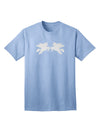 Elegant Unicorn Pegasus White Glitter Adult T-Shirt by TooLoud-Mens T-shirts-TooLoud-Light-Blue-Small-Davson Sales