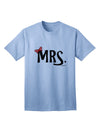 Elegant and Coordinated Apparel: Mrs Bow Adult T-Shirt by TooLoud-Mens T-shirts-TooLoud-Light-Blue-Small-Davson Sales