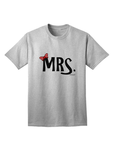 Elegant and Coordinated Apparel: Mrs Bow Adult T-Shirt by TooLoud-Mens T-shirts-TooLoud-AshGray-Small-Davson Sales