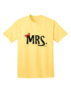 Elegant and Coordinated Apparel: Mrs Bow Adult T-Shirt by TooLoud-Mens T-shirts-TooLoud-Yellow-Small-Davson Sales