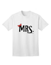 Elegant and Coordinated Apparel: Mrs Bow Adult T-Shirt by TooLoud-Mens T-shirts-TooLoud-White-Small-Davson Sales