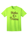 Elegant and Coordinated: Mother and Daughter Matching Adult T-Shirt Set with Princess Design by TooLoud-Mens T-shirts-TooLoud-Neon-Green-Small-Davson Sales