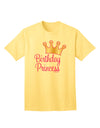 Elegant and Regal: Tiara Adult T-Shirt for Birthday Celebrations by TooLoud-Mens T-shirts-TooLoud-Yellow-Small-Davson Sales