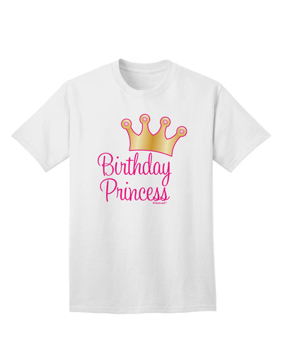 Elegant and Regal: Tiara Adult T-Shirt for Birthday Celebrations by TooLoud-Mens T-shirts-TooLoud-White-Small-Davson Sales