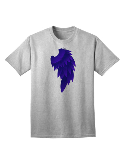 Elegant and Unique Dark Angel Wing Design - Premium Couples Adult T-Shirt-Mens T-shirts-TooLoud-AshGray-Small-Davson Sales