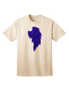 Elegant and Unique Dark Angel Wing Design - Premium Couples Adult T-Shirt