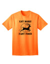 Elevate Your Casual Style: Eat More Fast Food - Deer Adult T-Shirt Collection-Mens T-shirts-TooLoud-Neon-Orange-Small-Davson Sales