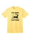 Elevate Your Casual Style: Eat More Fast Food - Deer Adult T-Shirt Collection-Mens T-shirts-TooLoud-Yellow-Small-Davson Sales