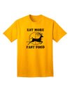 Elevate Your Casual Style: Eat More Fast Food - Deer Adult T-Shirt Collection-Mens T-shirts-TooLoud-Gold-Small-Davson Sales