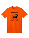Elevate Your Casual Style: Eat More Fast Food - Deer Adult T-Shirt Collection-Mens T-shirts-TooLoud-Orange-Small-Davson Sales