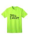 Elevate Your Easter Style with the Cross Adult T-Shirt by TooLoud-Mens T-shirts-TooLoud-Neon-Green-Small-Davson Sales