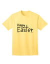 Elevate Your Easter Style with the Cross Adult T-Shirt by TooLoud-Mens T-shirts-TooLoud-Yellow-Small-Davson Sales