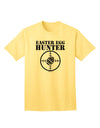 Elevate Your Easter Style with the Easter Egg Hunter Black and White Adult T-Shirt from TooLoud-Mens T-shirts-TooLoud-Yellow-Small-Davson Sales