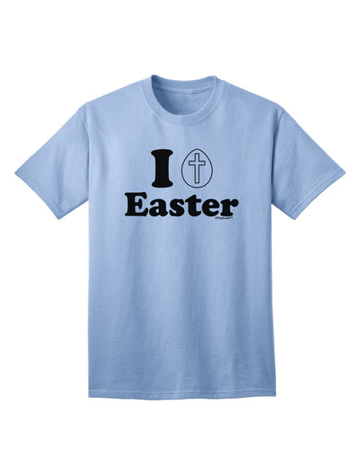 Elevate Your Easter Style with the Exquisite I Egg Cross Adult T-Shirt by TooLoud-Mens T-shirts-TooLoud-Light-Blue-Small-Davson Sales